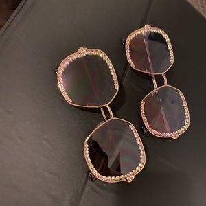 Crystal sunglasses